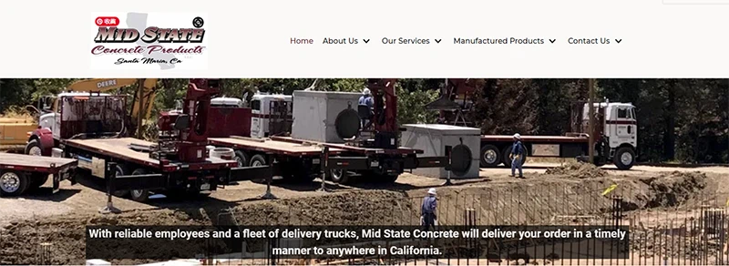 20.Mid State Concrete Products, Inc.
