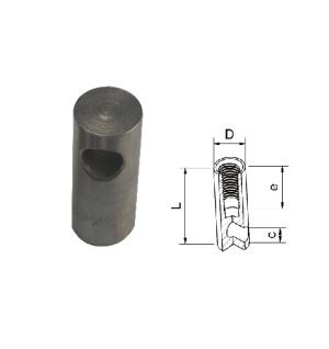 مقبس رفع شريط صلب لنظام رفع المقبس الملولب
